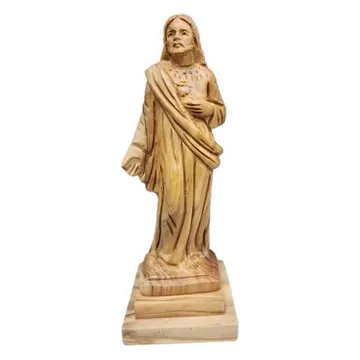 Jesus statue on base