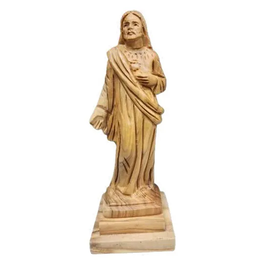 Jesus statue on base