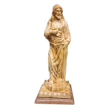 Jesus statue on base