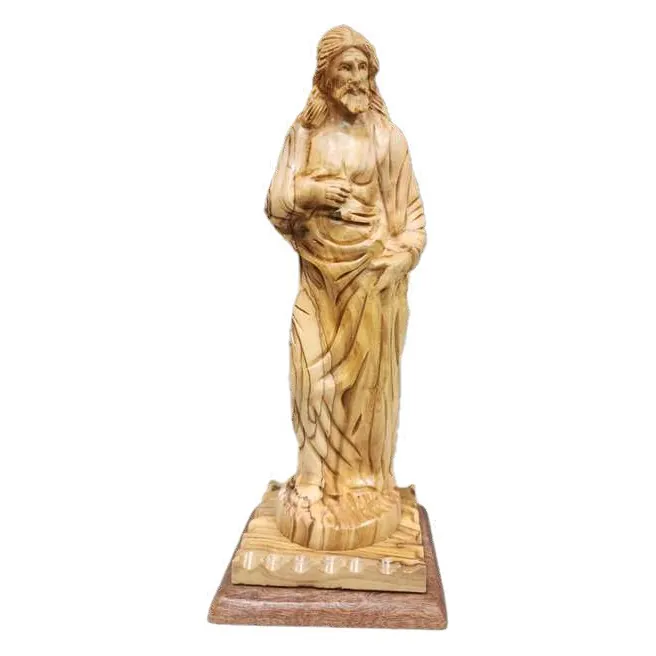 Jesus statue on base