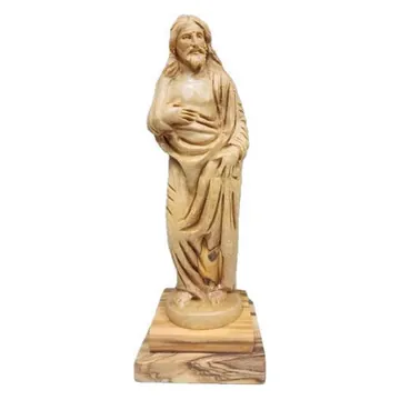 Jesus statue on base