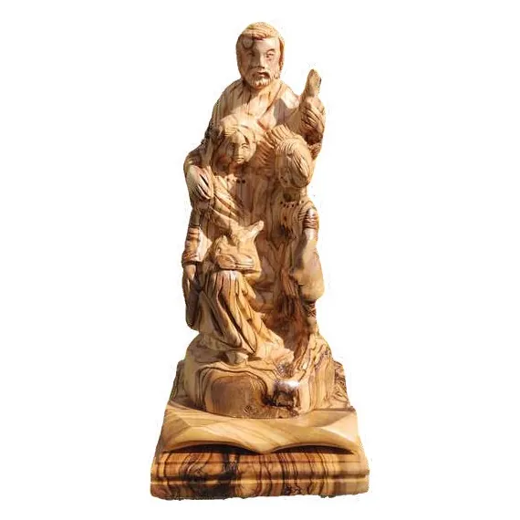 Holy Family, detailed carving