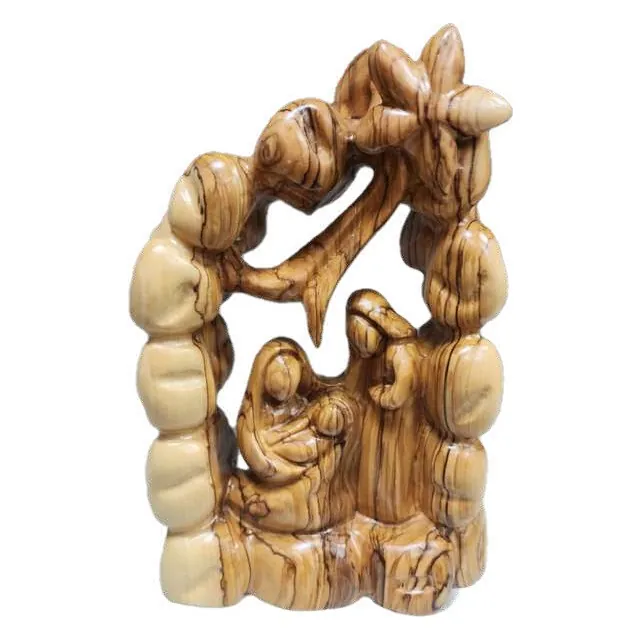 Holy Family in a carved arch