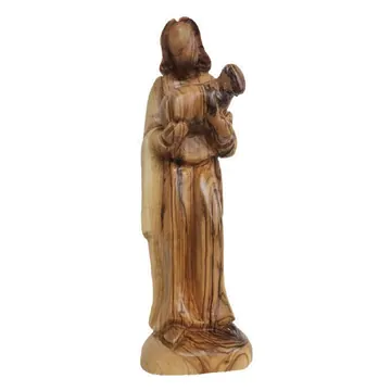 Joseph holding Baby Jesus