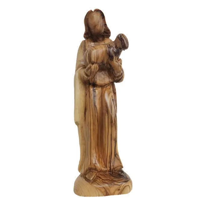 Joseph holding Baby Jesus