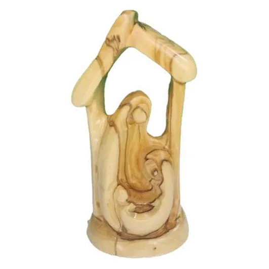 Holy Family under a stable roof