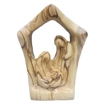 Holy Family under a stable roof