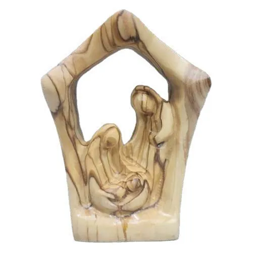 Holy Family under a stable roof