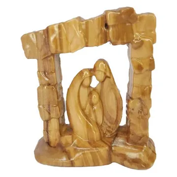 Holy Family in a carved frame