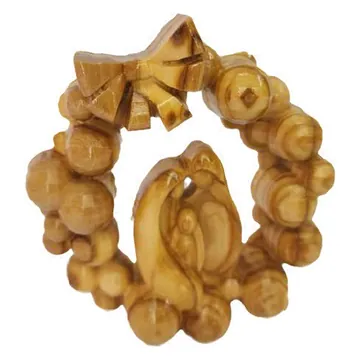 Holy Family in a wreath