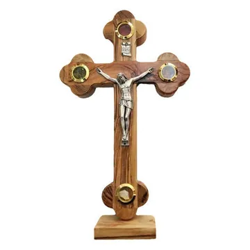 Standing crucifix on base