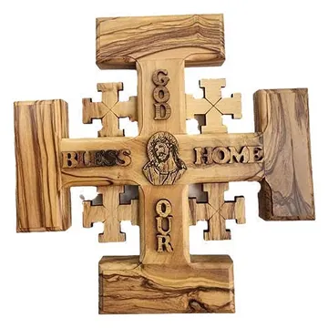 Jerusalem cross, God Bless Our Home