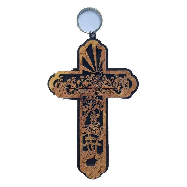Hanging cross with ring