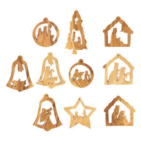 Olivewood ornament pack