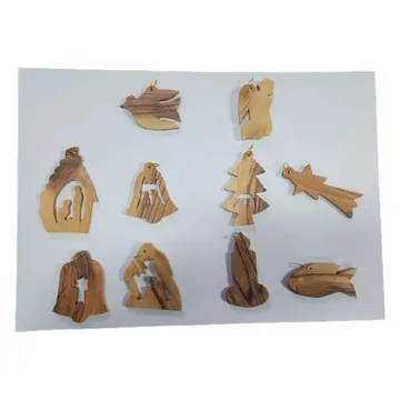 Olivewood ornament pack