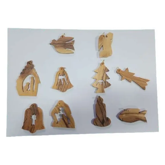 Olivewood ornament pack