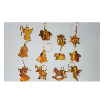 Painted ornaments, pack of 2 (random designs)