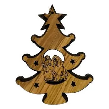 Christmas tree ornament, flat cut-out