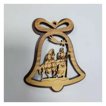 Bell ornament with Holy Family
