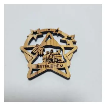 Bethlehem star mini ornament
