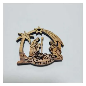 Bethlehem nativity mini ornament