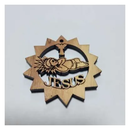 JESUS sun mini ornament