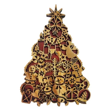 Christmas tree ornament, decorated
