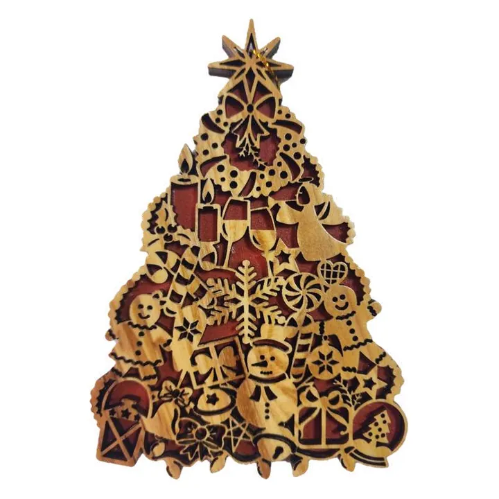 Christmas tree ornament, decorated