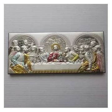 Silver icon of the Last Supper