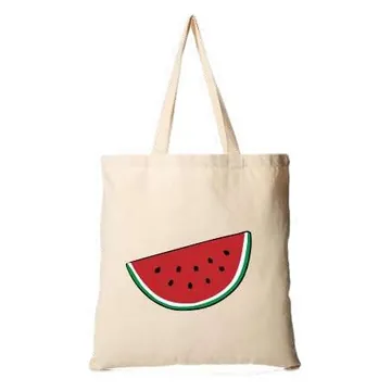 Watermelon tote bag, natural
