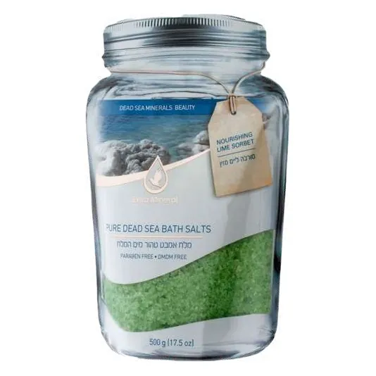 Dead Sea bath salts, Nourishing Lime Sorbet
