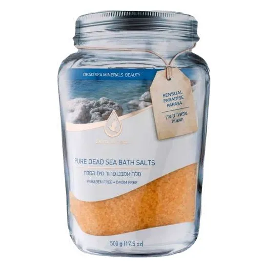 Dead Sea bath salts, Sensual Paradise Papaya