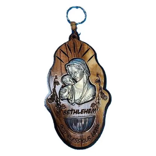 Home blessing plaque with Mary and Child