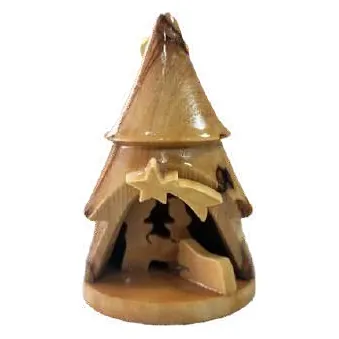 Christmas tree with nativity, mini