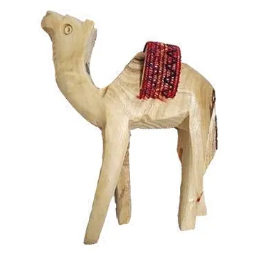 Camel with saddle