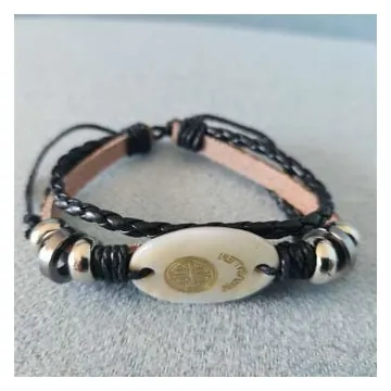 Leather multi-strand bracelet