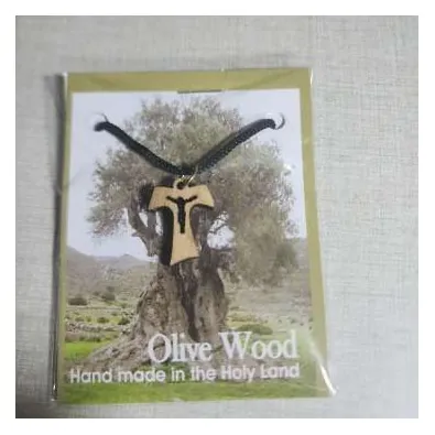 Olivewood dove pendant on cord