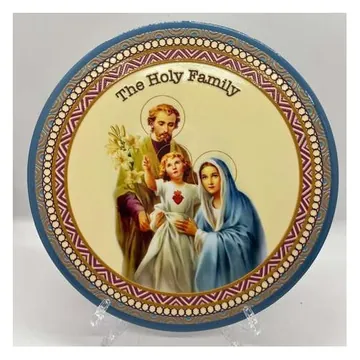 Holy Family plate