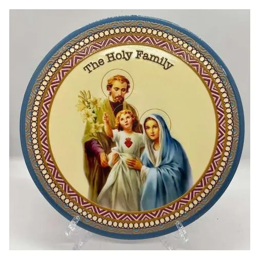 Holy Family plate