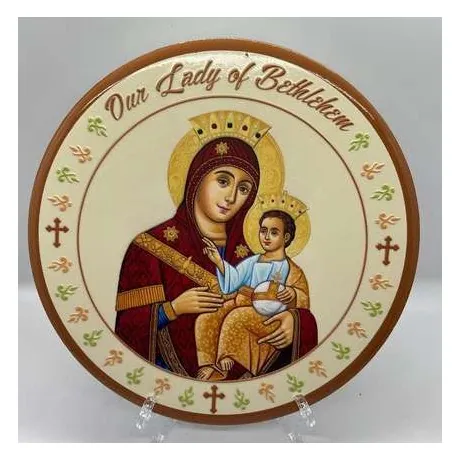 Our Lady of Bethlehem plate