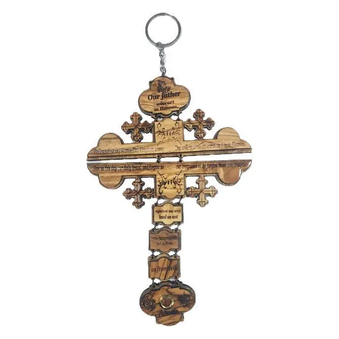 Hanging budded cross with ring
